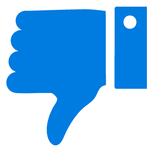 Icon Nachteil