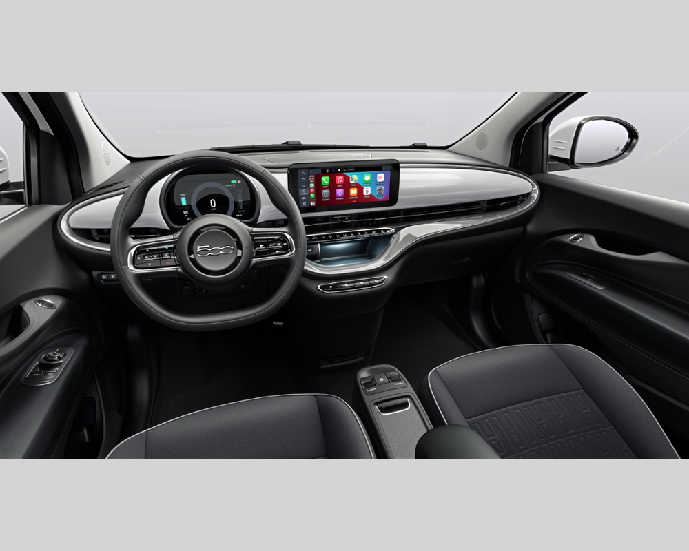 Innenraum des Fiat 500 elektro
