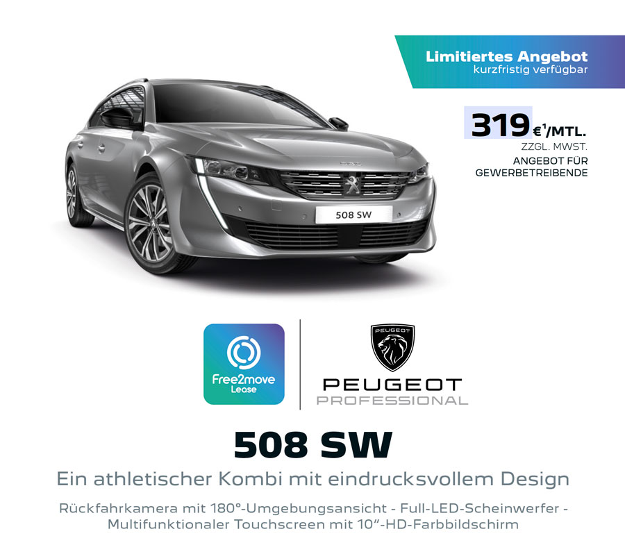 Gewerbe Angebot PEUGEOT 508 SW