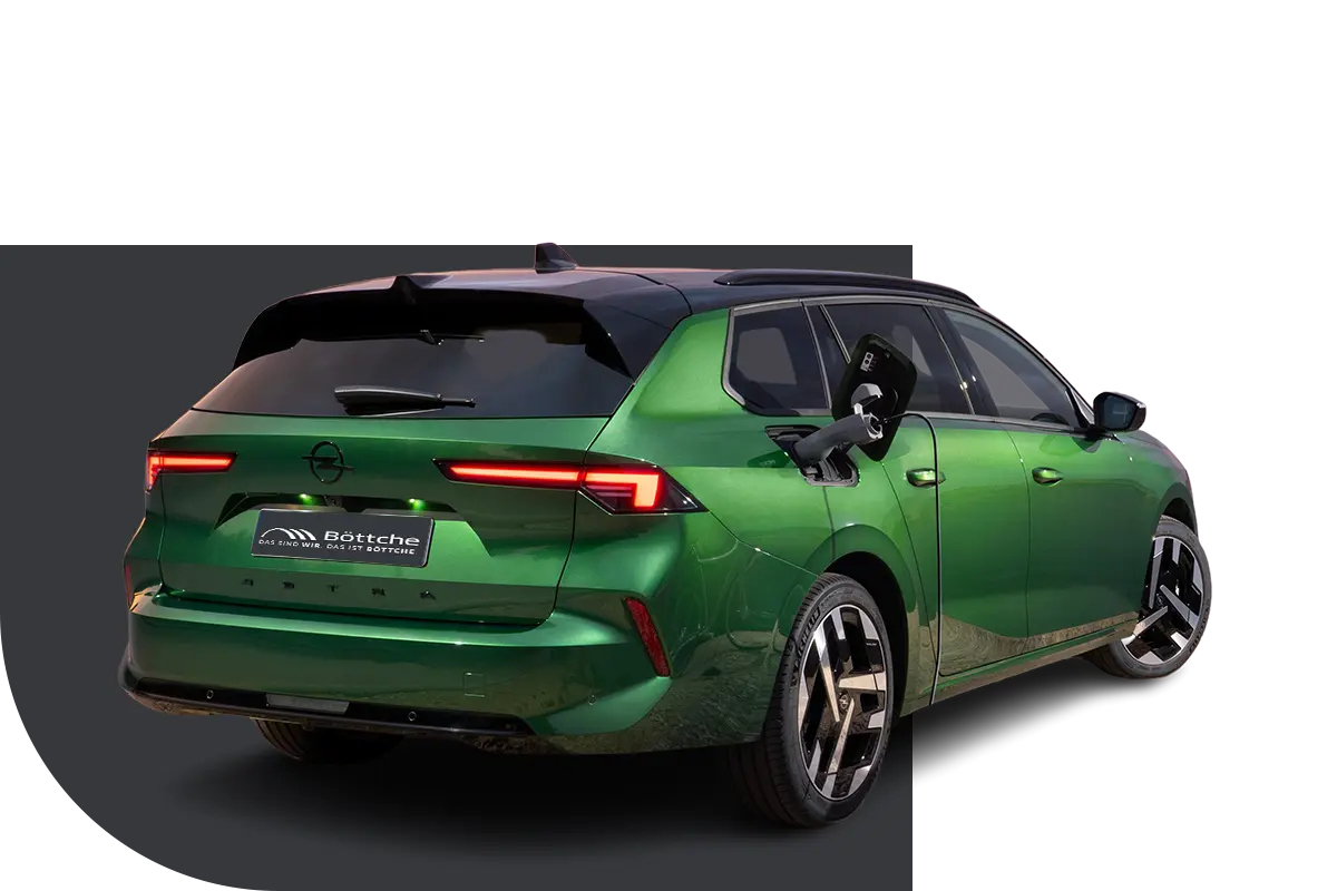 Opel Astra Electric von hinten